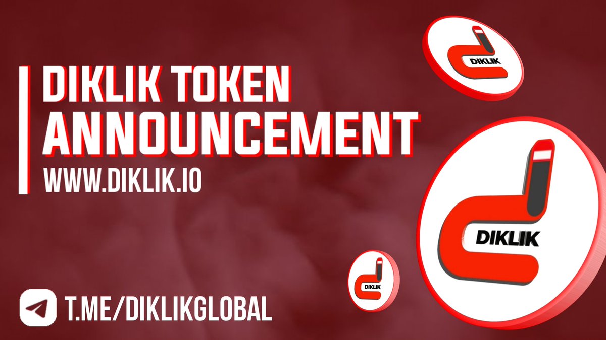 Hello Diklikkers
April 04, 2022 Our developer Mr. Obi will inform you of the final update regarding the Launch Hour of $Diklik Token ( We Make Sure There Are No More Delays Like Before) .

Nb: There is an update for Price Listing 450M/BNB
#DiklikToken #Diklik $Diklik #Bnb #BSC