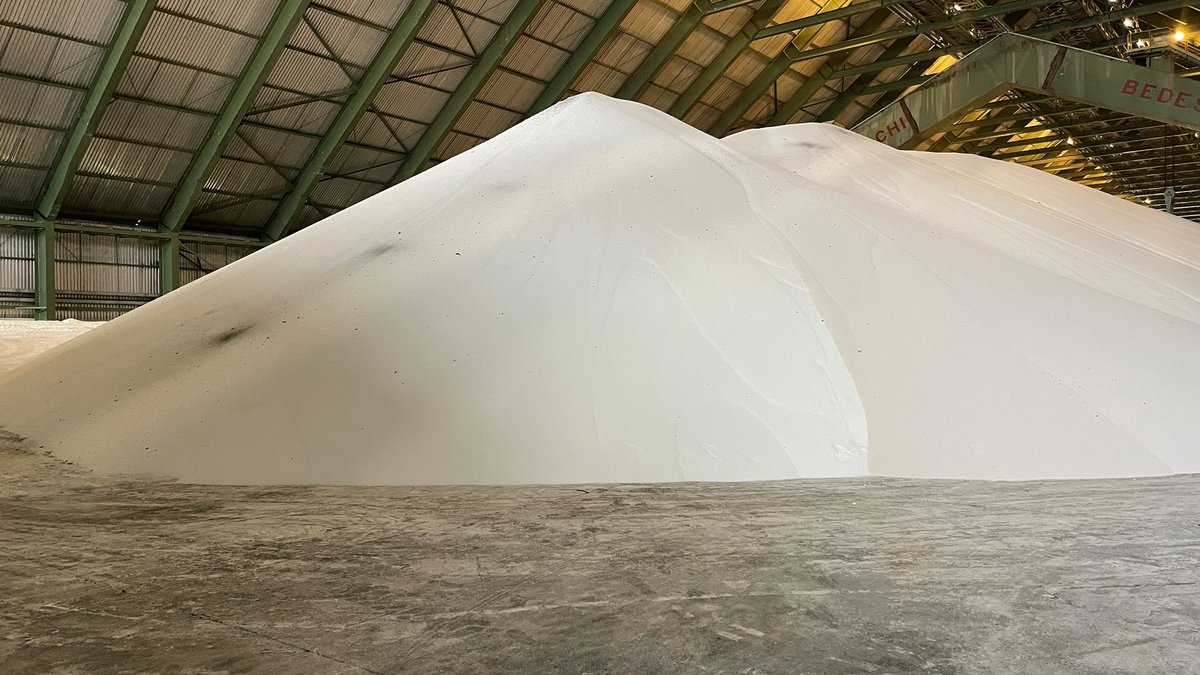 A ship being loaded with Urea from the @DangoteGroup Fertiliser Plant for export to Argentina during...