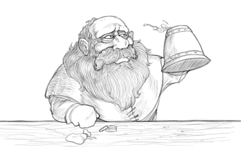spider_psycho's tweet photo. been playing a lot of dwarf fortress lately and felt like drawing a dwarf. https://t.co/P06im1gqY4