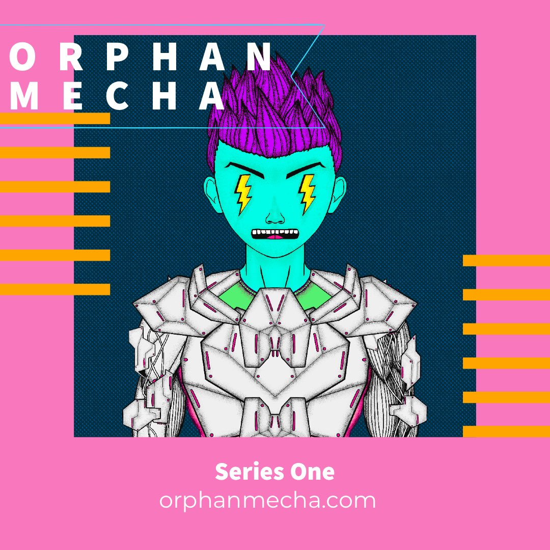 No. 267 orphanmecha.com #nftcollector #NFTs #NFTart #NFTCommunity #opensea #nft #illustration #digitalart #mangapfp #cryptoart #procreate