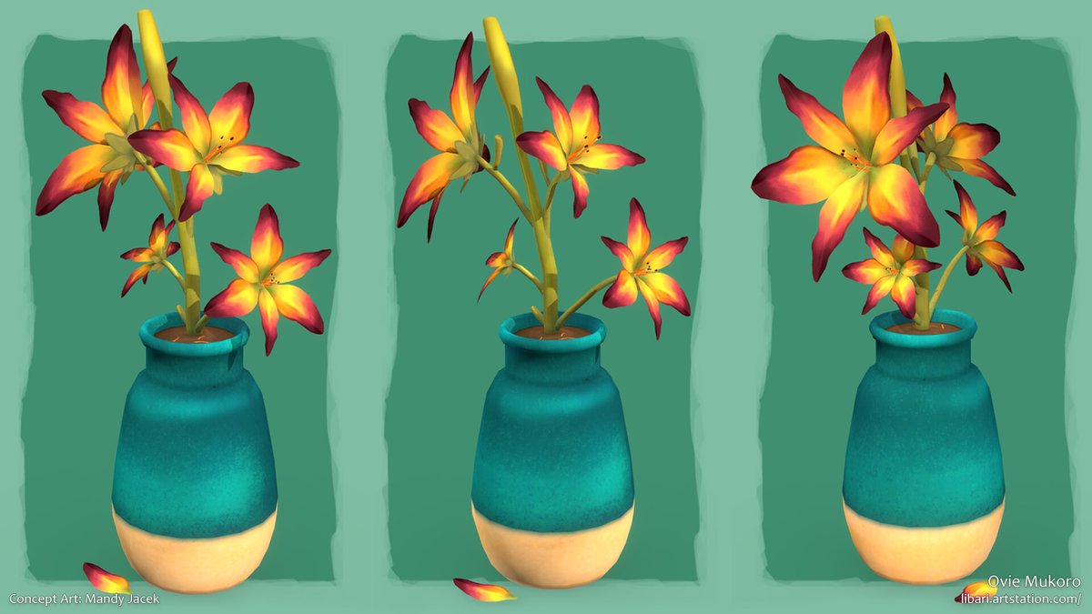 Libaari's tweet photo. @DPandaHeart Hello, Stylized Enviro Artist here!! I love architecture, foliage, and lots of vibrancy ✨💐🎨 https://t.co/IxKFZRKDVE