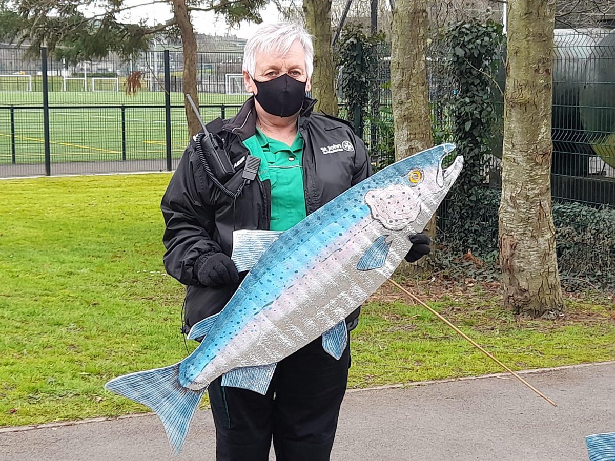 SJANI_Northern's tweet photo. Some members of the new West Tyrone Unit were on duty covering the Angling Fayre in Strabane yesterday and today - for some it was a good catch! https://t.co/QiODb6c7bH