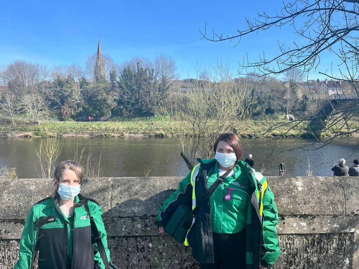 SJANI_Northern's tweet photo. Some members of the new West Tyrone Unit were on duty covering the Angling Fayre in Strabane yesterday and today - for some it was a good catch! https://t.co/QiODb6c7bH