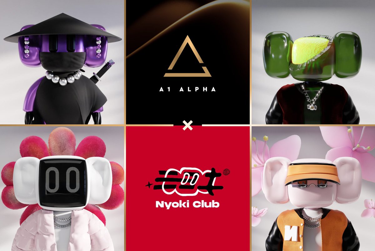 A1AlphaNFT's tweet image. 🎉 WL GIVEAWAY🎉
We’re excited to announce a partnership with our good frens at @nyokiclub to bring you 5x WL spots! 🔥🚀🔥🚀
To win🏅:
1️⃣Follow @A1AlphaNFT @nyokiclub
2️⃣Like & RT
3️⃣Tag min 3 homies
#NFT #WLGiveaway #NFTCommunity #NFTGiveaway
