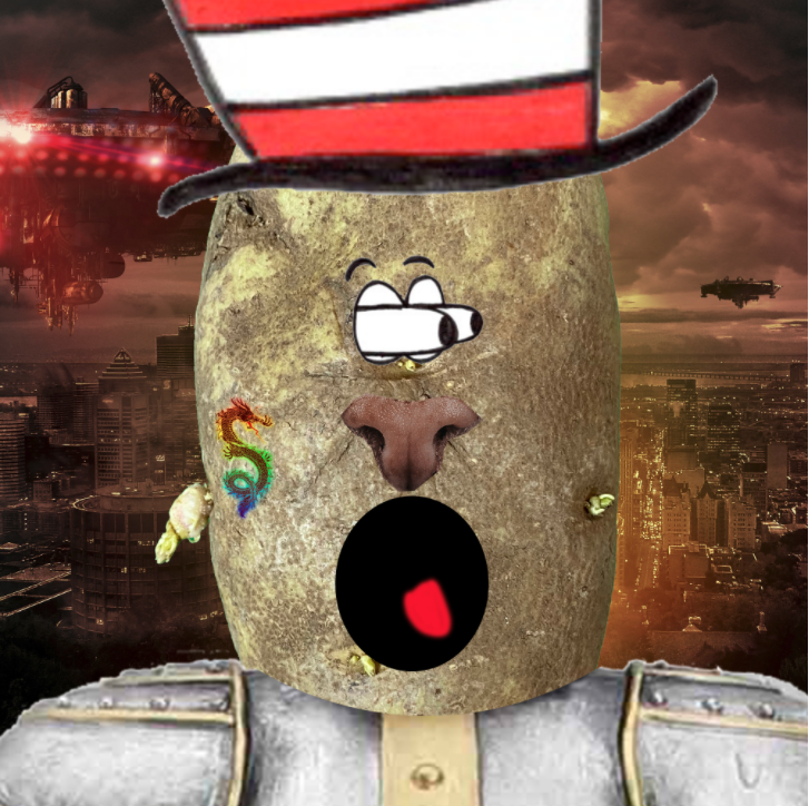 VB_Viki13's tweet photo. Selling Potato Rank 38/10000 ; #9339
#Edwinart #PFP #Potato #RARE #TheTrip #CronosNFT #TheTrip #MadHareSociety #crofamily #PsychoKitties #PsychoMollies #LoadedLions #AlphabotsSociety #MadMeerkats #Balliesfam #crofam 

RT please so POTATO get home safe.

https://t.co/KxzF1jOemC https://t.co/r0QFpBq0Hd