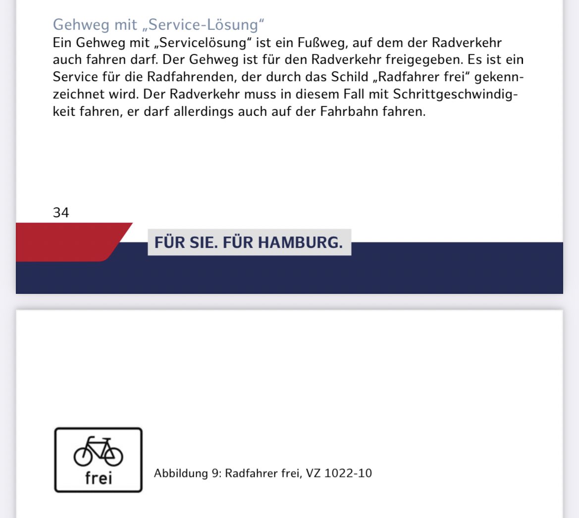 hh_opitz's tweet photo. @lebenswerteCity @DasBoes @load75_alex @telefontuning @FlowAusHH @ADFC_Hamburg @mopo @bvm_hh @PolizeiHamburg Leider sind sich die #LSBG vom @bvm_hh und @anjes_tjarks und die @PolizeiHamburg von @AndyGrote uneinig, was diese „Hamburger Servicelösung“ genau ist. Laut Polizei muss der Radverkehr KEINE Schrittgeschwindigkeit fahren, laut LSBG schon… https://t.co/QEFxBqjsHO