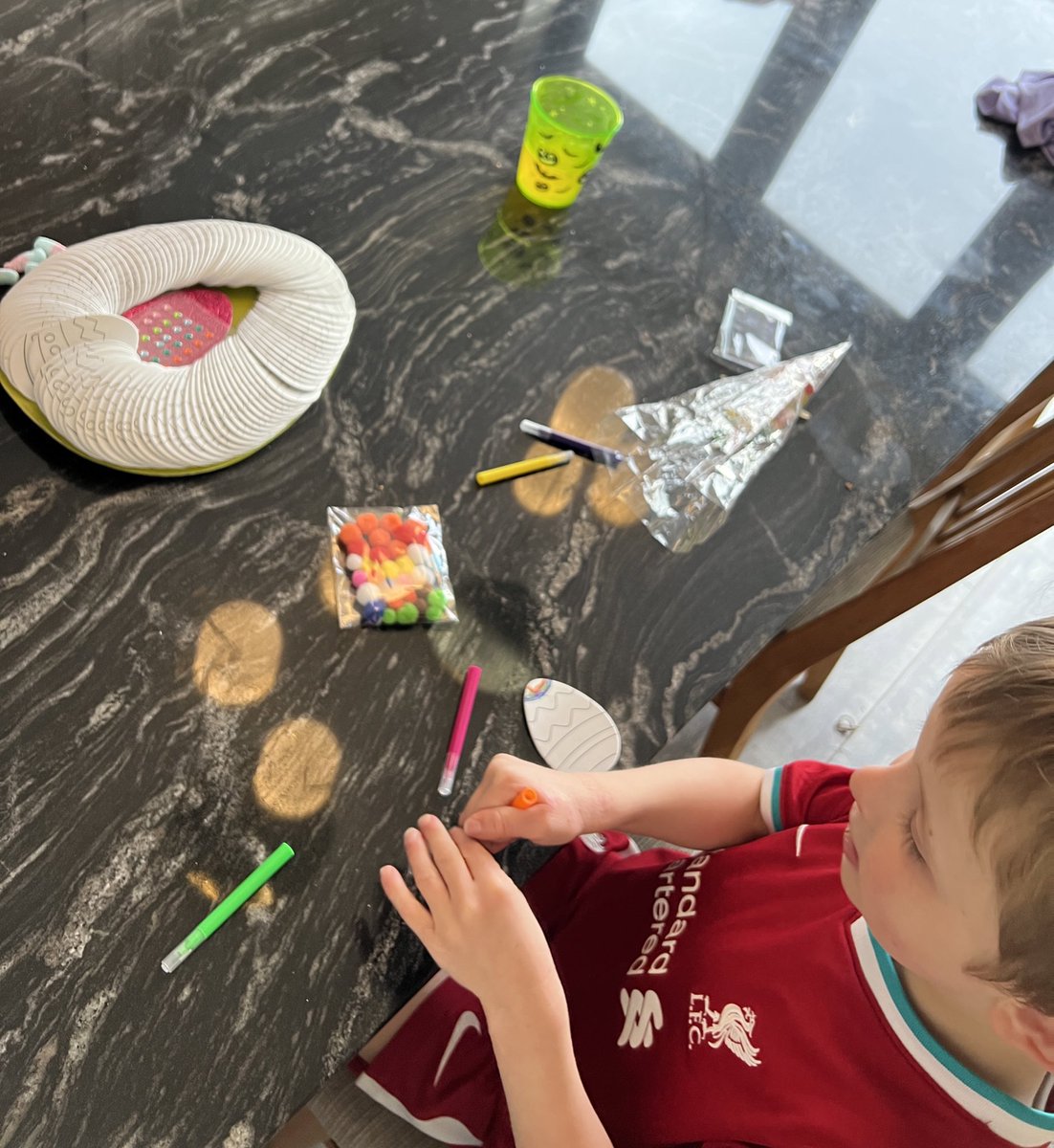 beckyridley's tweet photo. We started to get into the Easter spirit this weekend by decorating some eggs for our friends @TranbyReception #alphabetweekend π£ π° https://t.co/q64PNCLiSF