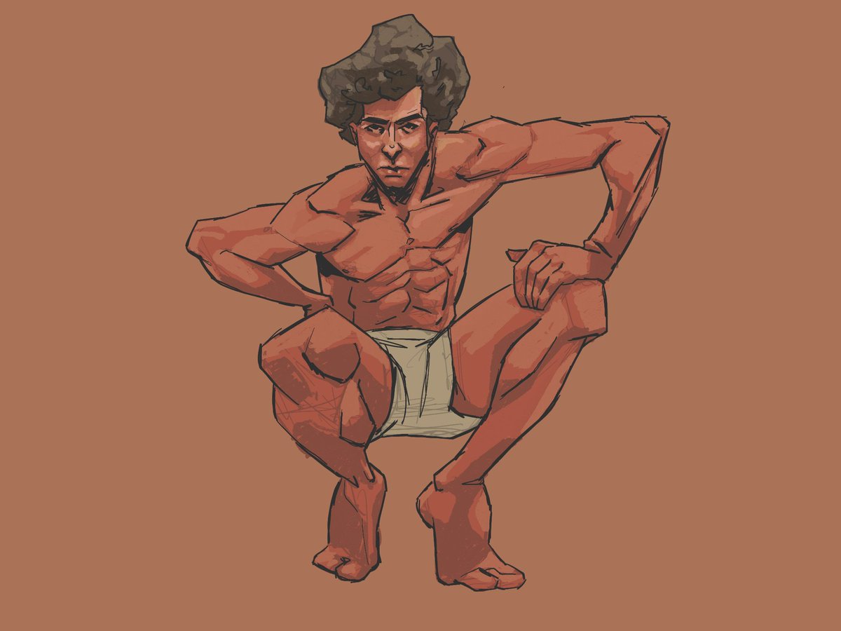 davetestamedia's tweet image. Quick 1hour pose study. Working on style and rendering as well. Obviously still needs work, but I’m learning.

Photo credit: Philippe Vogelenzang
Model: Cyrus Amini