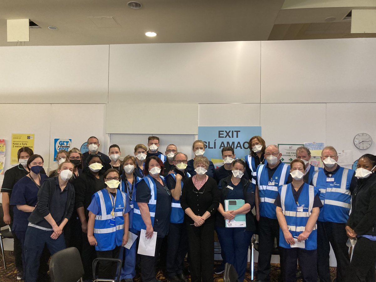 What a privilege to work with such a caring diverse, motivated, inspiring vaccination team in Citywest CVC for the past 13 months delivering almost 600,000 vaccines. Thank you for always going the extra mile to do the ordinary things extraordinarily well. I will miss you all.