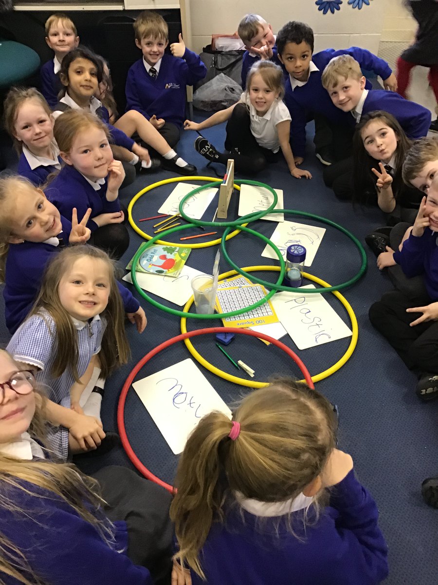 DeltaGreengates's tweet photo. Year 1 enjoyed a classroom scavenger hunt searching for different materials. Afterwards we discussed what each item was made from and grouped the objects using hoops. Great teamwork Year 1! #oracy #deltasciencelab #year1GG https://t.co/JxQwvdkgqe