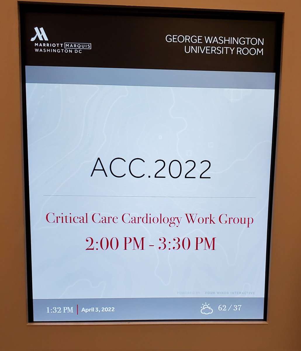 ACNPChica's tweet photo. Honored to be part of the Newly formed Cardiology Critical Care Team Leadership Council!
@NIH #ACC22 #ACCCCC
@Cardiology @FloridaACC @ACCinTouch @ACCmediacenter
And being the only NP- ACNP- voice at the Table!!
@FLoridaNP @AANP_NEWS https://t.co/nCJcJklKA0