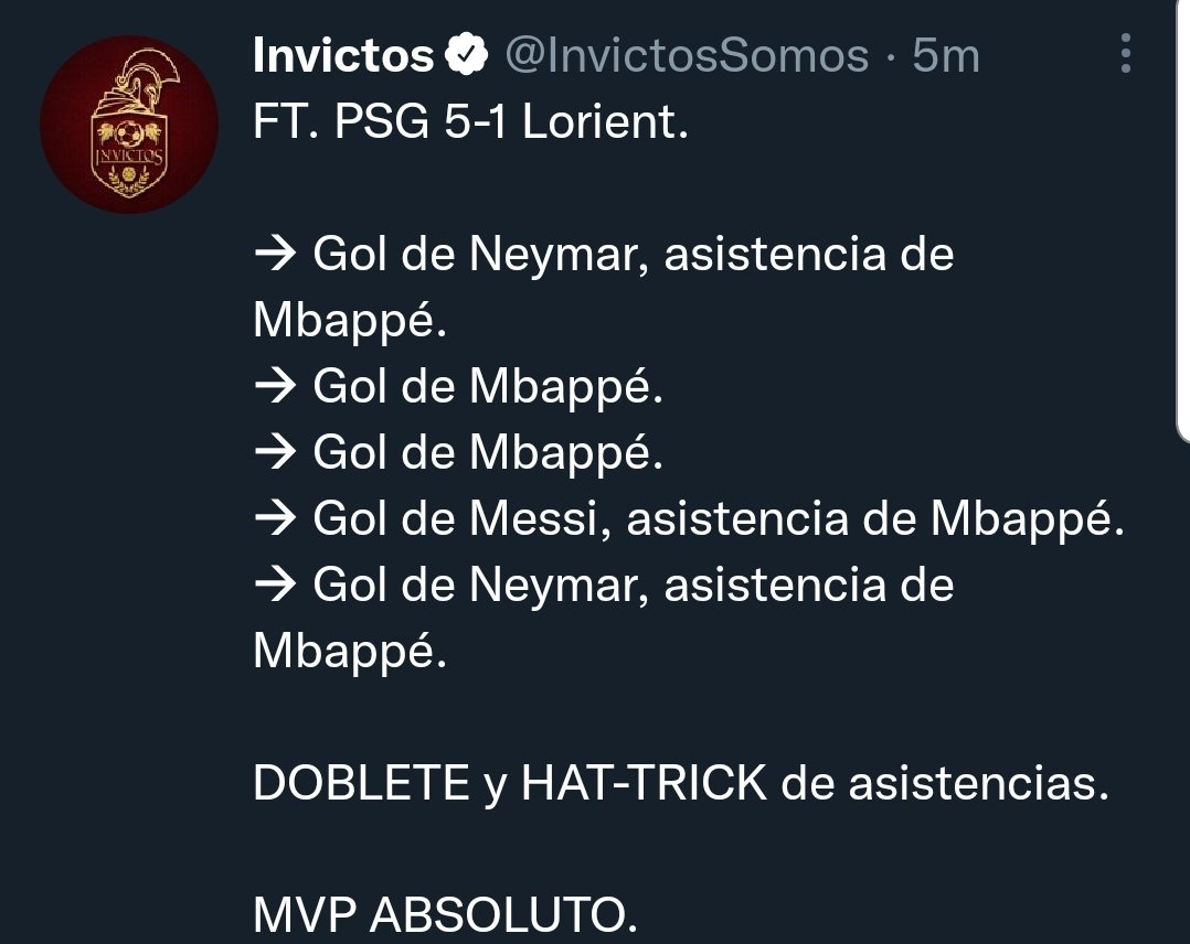Vicioson's tweet photo. @ahoraonuncaespn Mbappé cargando al equipo. https://t.co/IJLMd0sQHc