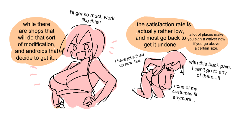 slight nsfw? just some big anime titties

on big anime titties and top surgery #nsotf 