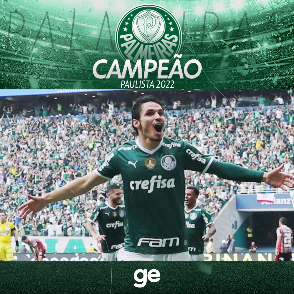 Gols Clássicos on X: O PALMEIRAS é o campeão paulista de 2022. #Palmeiras  #Paulistao22  / X