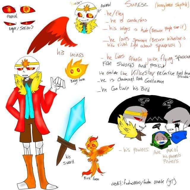 fanta_blog's tweet image. Have some  sunrise (honeylemon shipchild) reffence and his informations-
Credit: 
Sunrise (honeylemon shipchild) belongs to me
Spark404 (bill404 combo) and killerstar (outerkiller shipchild) Also belongs to me
Tags:
#honeylemon #bill404 #outerkiller #undertalefanchild #shipchild