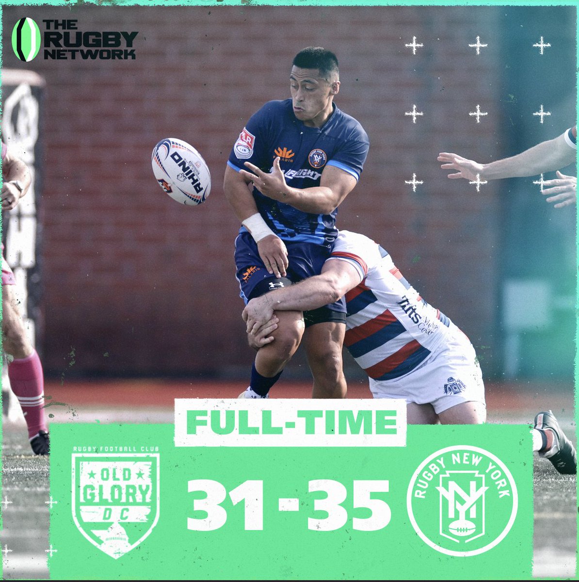 therugbynetwork's tweet photo. The search for a first #MLR2022 win continues for @OldGloryDC despite a MASSIVE performance today against @rugbynewyork in Hoboken 👏 https://t.co/NEaSkf1LiJ