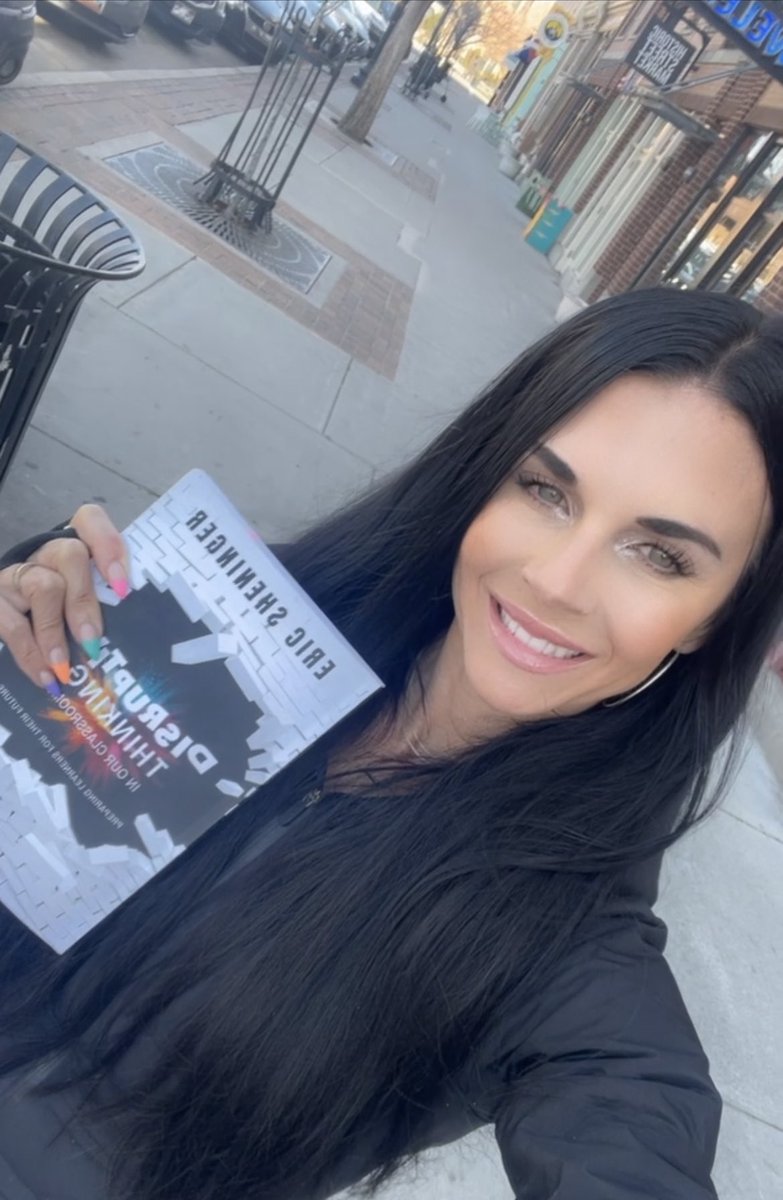 nickiatquest's tweet photo. Currently reading and loving it! @E_Sheninger thanks for always challenging me! #disruptivethink #pcbl #whyiquest #thequestway #questjrhigh #normalisboring https://t.co/jbByRj6CR0