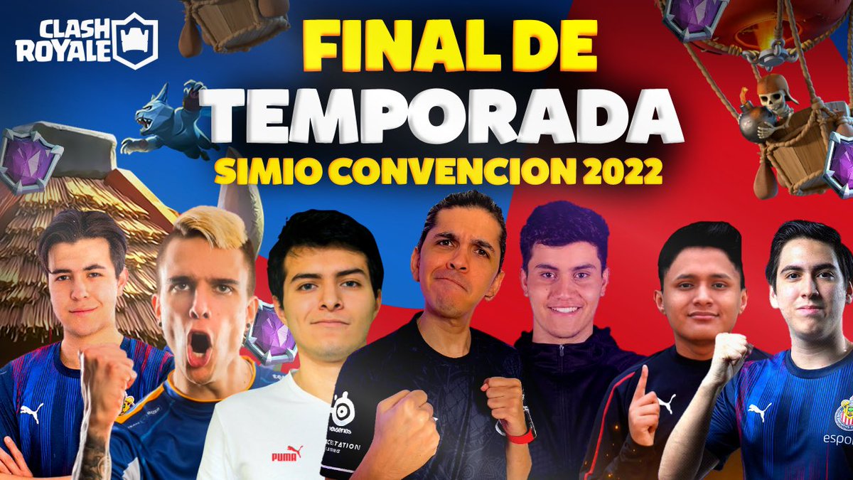 😎🤝 FIN DE TEMPORADA Y SIMIO CONVENCION #ClashRoyale FT. BETFAS ANABAN POMPEYO YOSOYRICK ADRIAN SERGIO IAMJP EN CASA 🏠
- Twitch.tv/RockstarCR ❤️👈🏻
