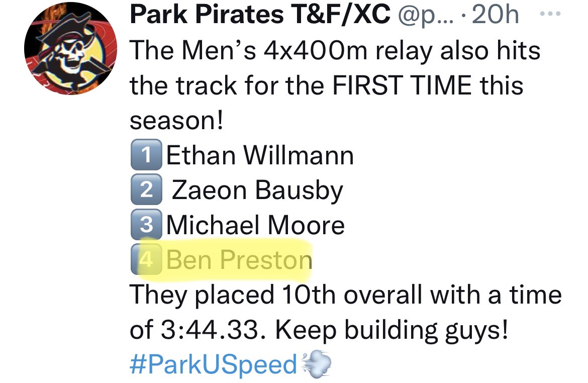 coachhinckley's tweet photo. You just gotta love #FOTeamDistance and @FortO_Track athletes succeeding at the next level… especially at my alma mater! https://t.co/6SPqAAuLV3