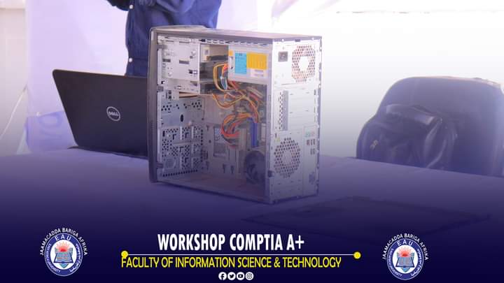 eaugrw's tweet photo. Students of IT participated in a workshop regarding on computer troubleshooting, solving startup errors, computer disassembly and upgrading internal hard disk, formatting windows 10, installing new windows 11, and finally installing antiviruses Softwares. https://t.co/oFQzbmoe7Z