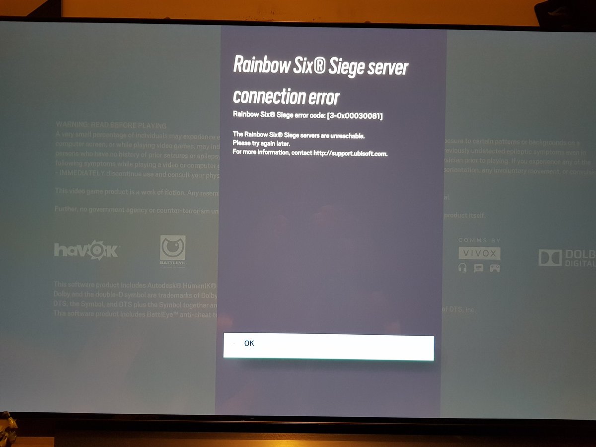 MatteoWalker99's tweet photo. @UbisoftSupport I think it's due to a patch update my console has not installed https://t.co/v0X8SHnUX4