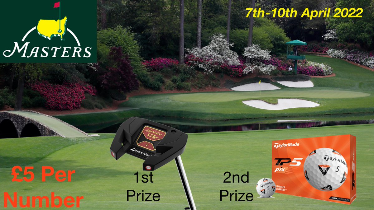 Masters 2022 Draw Entry- Winner a Spider GT Putter - mailchi.mp/d585aba84099/m…