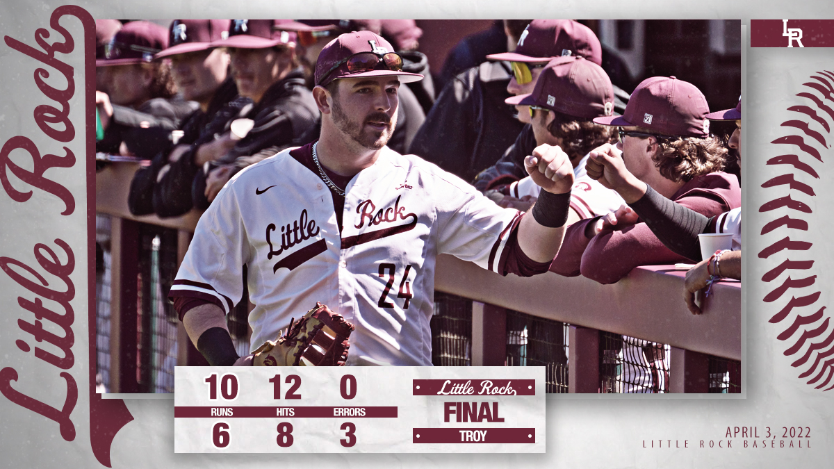 LittleRockBSB's tweet photo. 𝙍𝙊𝘼𝘿 𝙎𝙀𝙍𝙄𝙀𝙎 𝙒𝙄𝙉!

Little Rock wins the final Battle of Trojans and takes its first conference series of the season!

#LittleRocksTeam https://t.co/VE0zxUzNnf