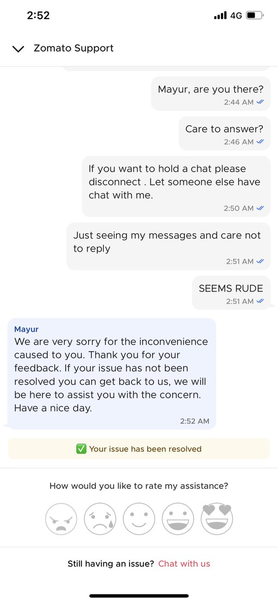 maksjha's tweet photo. WHAT AN AMAZING CUSTOMER SERVICE 👍@ ZOMATO https://t.co/BpDzdHoPcL