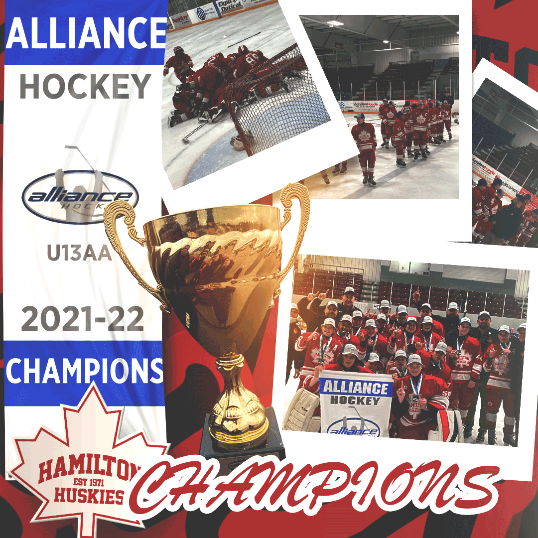 HuskiesHamilton's tweet photo. Mission completed!
 
🏆U13AA is Alliance Champions!! 🎉

#HuskiesU13 | #AllianceHockey https://t.co/sNj9CUMgpy