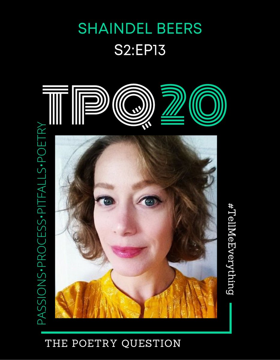 TPQ20 PODCAST (@tpq20pod) on Twitter photo #TPQ20: S2EP12 - SHAINDEL BEERS
Join Chris of <a href="/PoetryQuestion/">𝗧𝗵𝗲 𝗣𝗼𝗲𝘁𝗿𝘆 𝗤𝘂𝗲𝘀𝘁𝗶𝗼𝗻</a> in a one-on-one sit down with Shaindel Beers, Poetry Editor of Contrary, about passions, process, pitfalls, and poetry!
<a href="/shaindelr/">Shaindel Beers 🍻</a> <a href="/Contrary/">Contrary</a> <a href="/The_Rumpus/">The Rumpus</a>
<a href="/PAWSPendletonOR/">PAWSPendletonOR</a>
LISTEN IN: anchor.fm/tpq20/episodes… #TPQ20: S2EP12 - SHAINDEL BEERS
Join Chris of <a href="/PoetryQuestion/">𝗧𝗵𝗲 𝗣𝗼𝗲𝘁𝗿𝘆 𝗤𝘂𝗲𝘀𝘁𝗶𝗼𝗻</a> in a one-on-one sit down with Shaindel Beers, Poetry Editor of Contrary, about passions, process, pitfalls, and poetry!
<a href="/shaindelr/">Shaindel Beers 🍻</a> <a href="/Contrary/">Contrary</a> <a href="/The_Rumpus/">The Rumpus</a>
<a href="/PAWSPendletonOR/">PAWSPendletonOR</a>
LISTEN IN: anchor.fm/tpq20/episodes…