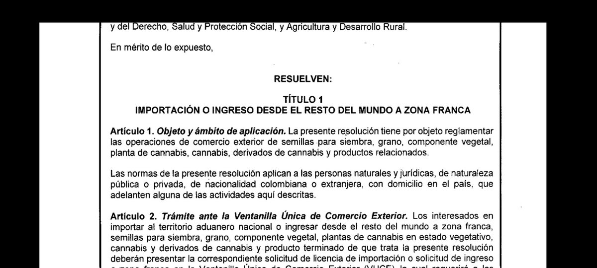 gestarservice's tweet photo. Resolución 539 del 2/4/2022, reglamenta operaciones de comercio exterior de #semillas🫘🫘 #granos 🫘 #plantas🌱☘️🍃🍁🏵️🌸🪷 y derivados de la industria de #Canabis medicinal y científico en #Colombia @plant_life_co @GrowGreenlight #requirements https://t.co/okaxkUs0Dy