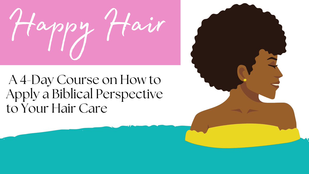 My daughter <a href="/SylviaBurlock/">Sylvia Burlock</a> and I created a FREE class on how to apply a Biblical perspective to your #NaturalHair care regimen. Enroll at happy-hair.teachable.com/p/happy-hair and get access to:

Uplifting Devotionals😊
Journaling Prompts✍️🏿
Daily "Hair Prayers"🙏🏿
DIY Hair Recipe Bundle 👩🏿‍🦱