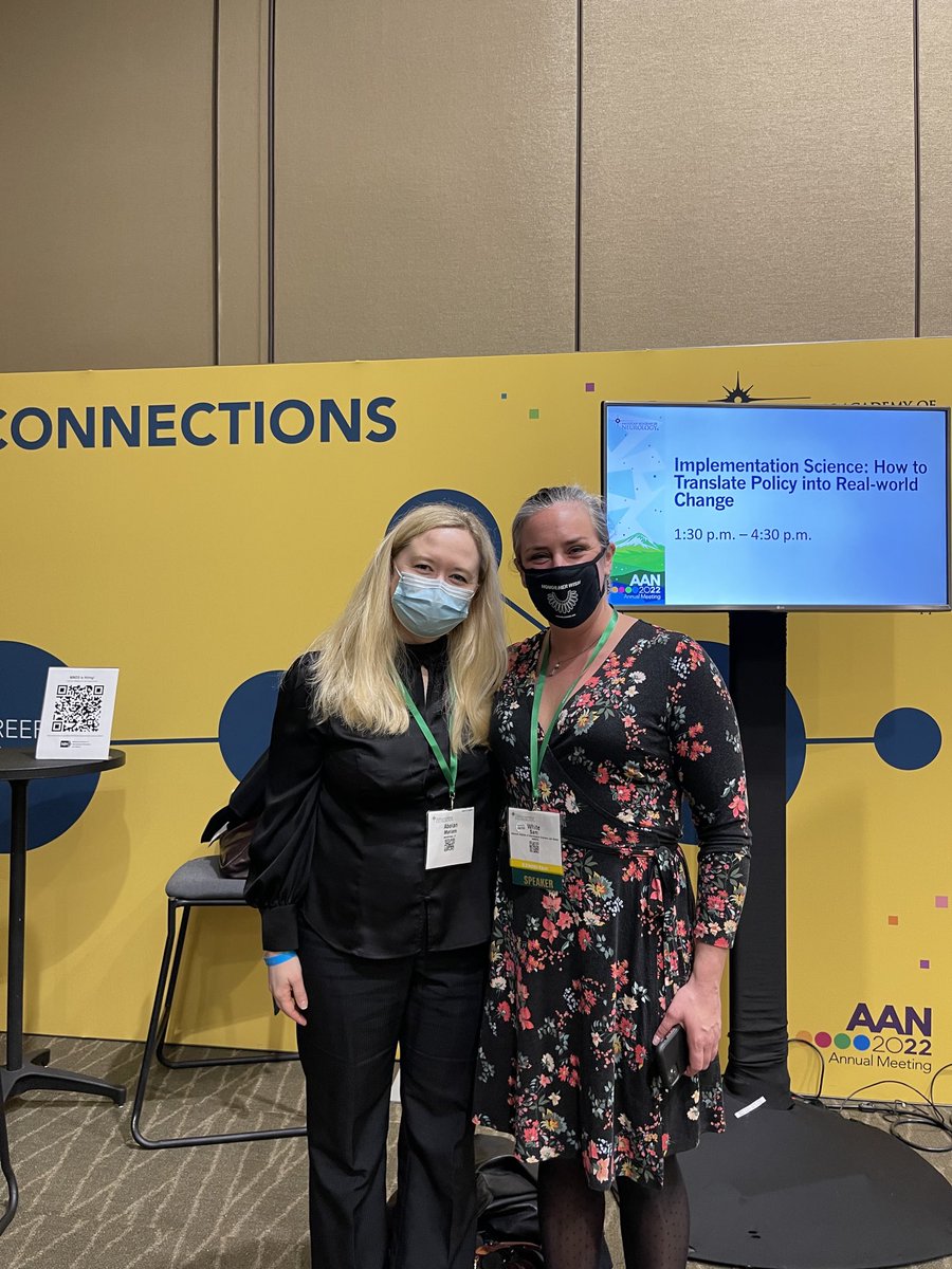 MariamAboian's tweet photo. Learning critical lessons about #NIH grant funding ⁦@NINDSnews⁩ from Dr Sam White and Dr Nina Lichtenberg with awesome ⁦@YaleRadRes⁩ trainee ⁦@DixeIrene⁩ at ⁦@AANMember⁩ Annual Meeting in #Seattle #AANAM #neurology #ai #HowtoNeuroTwitter https://t.co/WFhL8qnMVW