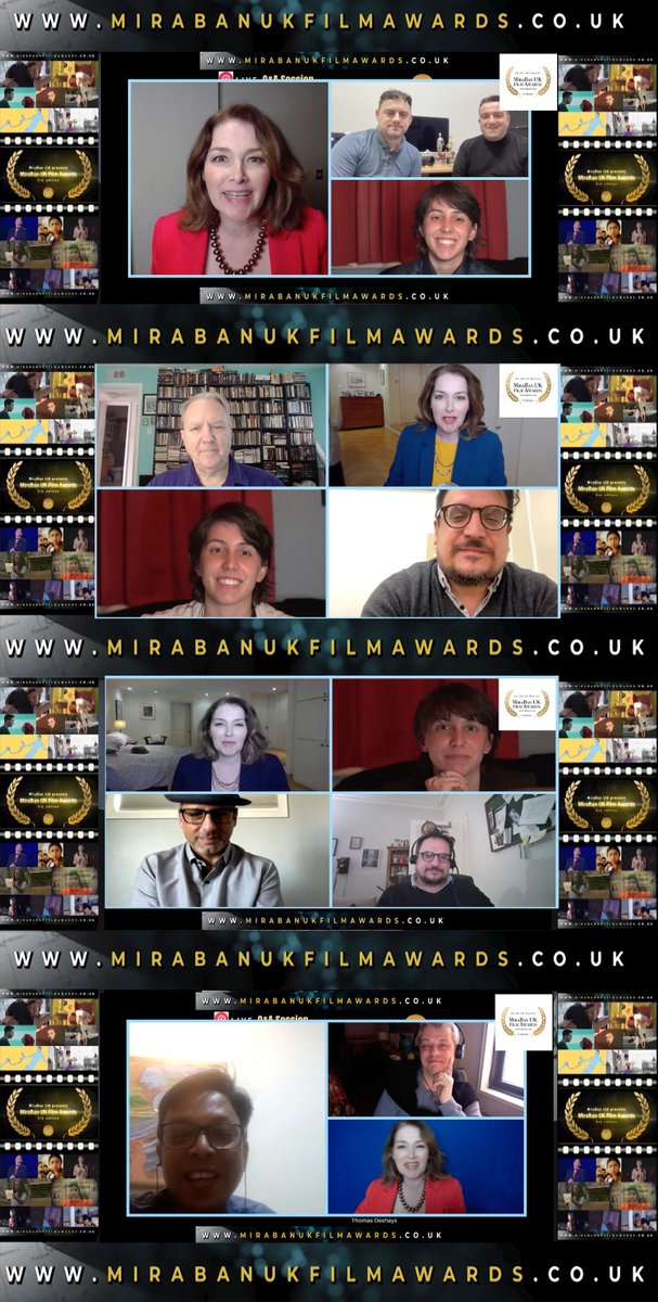 MiraBanLtd's tweet photo. Celebrating our #amazing #team and our #finalists and #winners of #mirabanukfilmawards 3rd edition !
What a wonderful variety of #international #diversitydriven
#independent #films 🤩
Jay Manari #festivaldirector #festivalfounder
Sarah Lockett #festivalhost https://t.co/9hSuq3dAb8