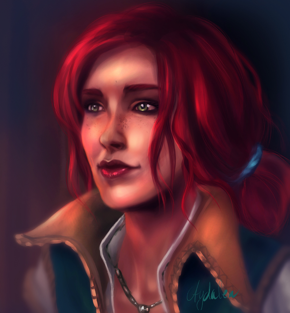 Triss fanart from #Witcher3 #arttwt #witcher #trissmerigold