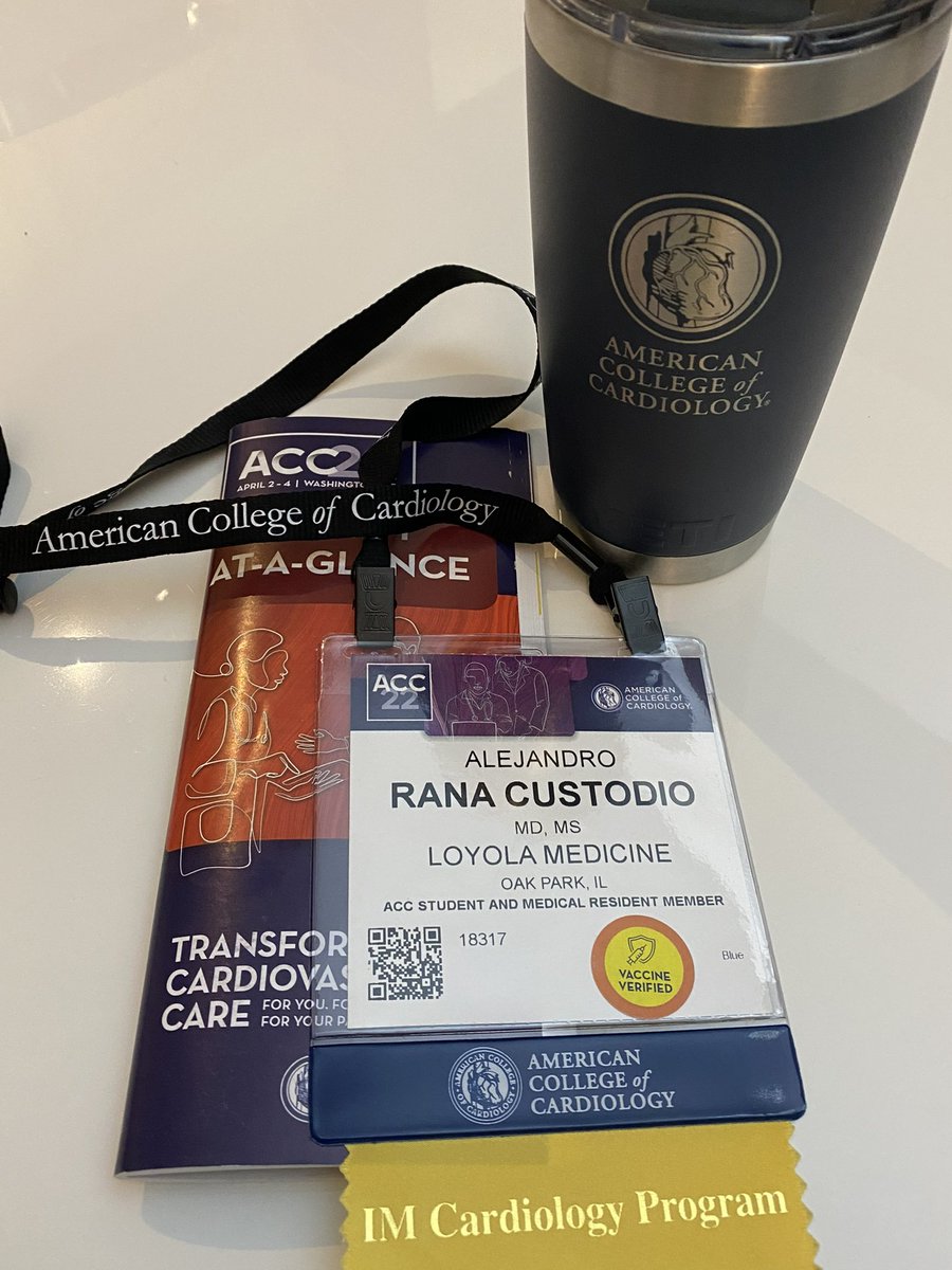 Alejandro Rana, MD MS (@alexranac) on Twitter photo What an amazing conference put on by <a href="/ACCinTouch/">American College of Cardiology</a>. I was excited to connect with many leaders and mentors.
Honored to be part of the Hispanic/Latinx IM Cardiology Program. #TheFutureOfCardiology is bright with #ACCDiversity
#ACC22 #faceofcardiology What an amazing conference put on by <a href="/ACCinTouch/">American College of Cardiology</a>. I was excited to connect with many leaders and mentors.
Honored to be part of the Hispanic/Latinx IM Cardiology Program. #TheFutureOfCardiology is bright with #ACCDiversity
#ACC22 #faceofcardiology