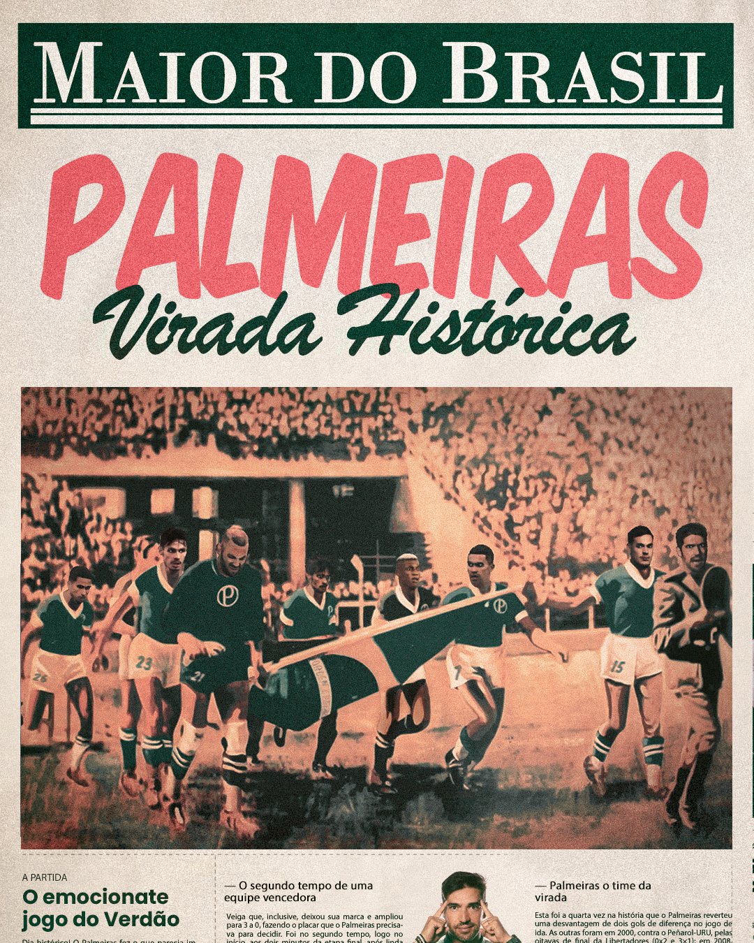 🟢⚪️ Há 16 anos (19/08/1998), o Nacional recebia o Palmeiras no Centen