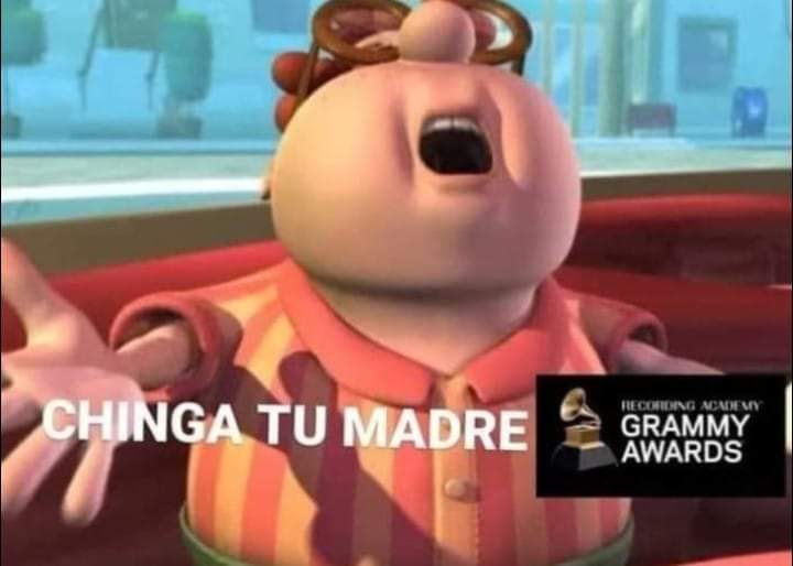 jjj_ththth's tweet photo. VAYANSE A LA VERGA MALDITOS GRAMMYS DE MIERDA, LOS ODIO PUDRANSE 🖕🏻🖕🏻🖕🏻🖕🏻 https://t.co/NRtrsMAenk