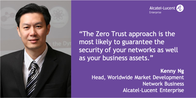srobineau's tweet photo. In a world #WhereEverythingConnects, a #ZeroTrust approach to #NetworkSecurity is crucial to an organisation's #cybersecurity. @ALUEnterprise's Kenny Ng shares how businesses can build a zero-trust network in five steps. https://t.co/PVz2pLmyRP https://t.co/TI10kDKbY5