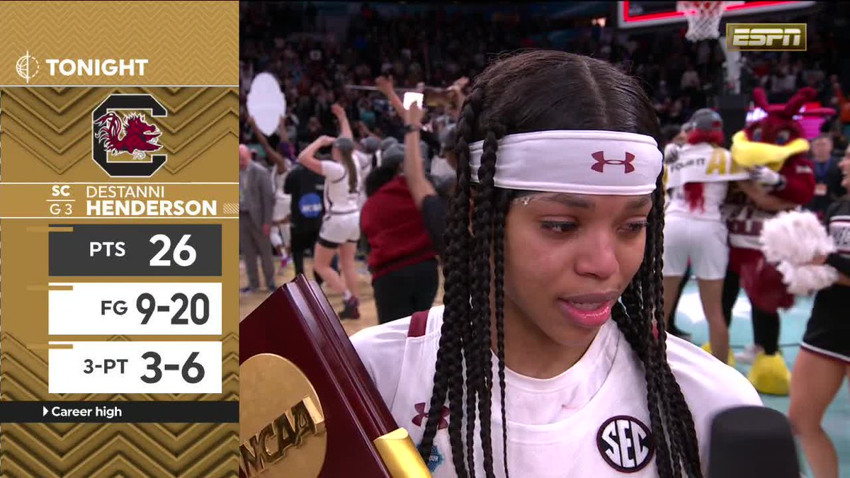 SportsCenter (@sportscenter) on Twitter photo Destanni Henderson DELIVERED on the biggest stageโผ๏ธ Destanni Henderson DELIVERED on the biggest stageโผ๏ธ