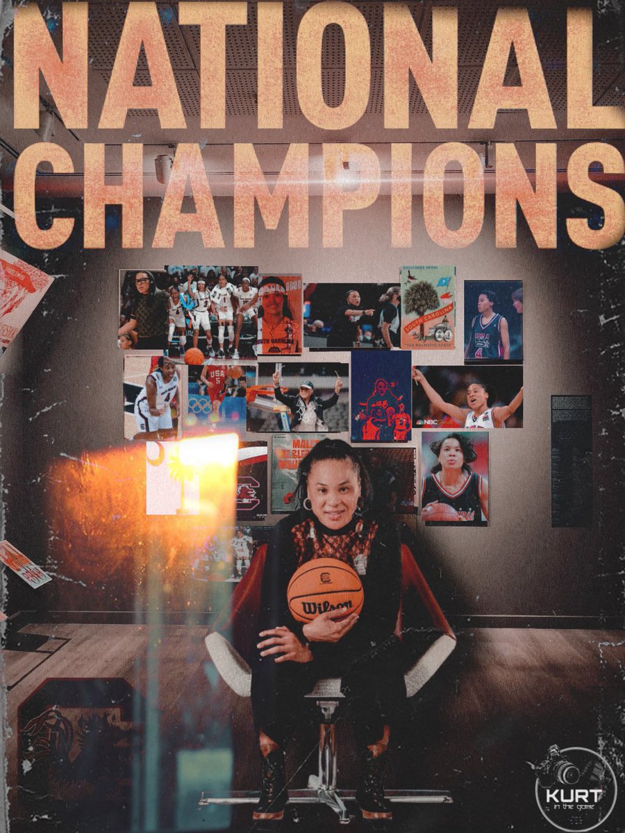 Kurtinthegame's tweet photo. Congrats @GamecockWBB
#southcarolina come on and raise up🔥🔥LFG #UconnVsSC #wbb #wbbvseverybody https://t.co/RKujIJ12uz