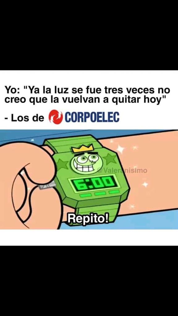 vargasali's tweet photo. Cuando se acabará la MARDICION @Corpoelec_zulia @noticiaaldia @CNNEE en el Edo. ZULIA https://t.co/j98ZwRIZDM