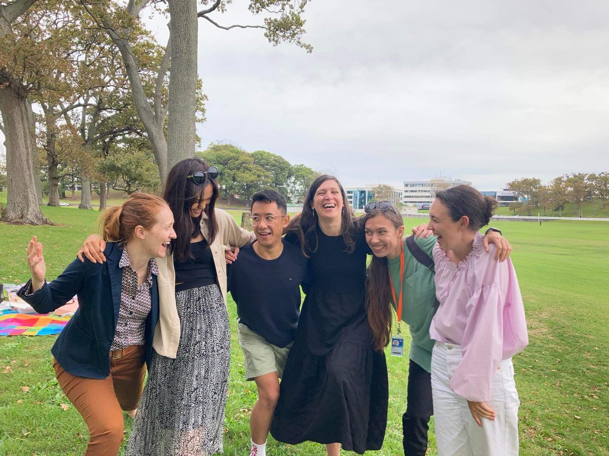 anna_boggiss's tweet photo. On Friday we celebrated @jennbrenton before her move back to Canada 😭 So thankful for our biggest group cheerleader and to have this group who are there so unconditionally for every disappointment and milestone. @NathanConsedine sure knows how to pick PhD students 💛 https://t.co/N6OEj3hTR7