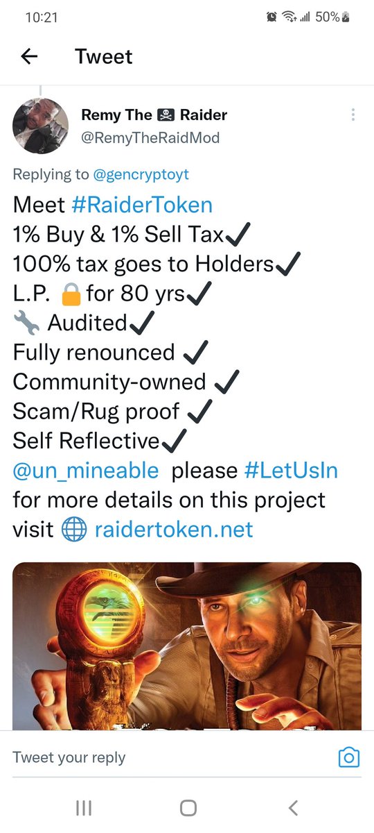 RAIDERG04559482's tweet photo. #RaiderToken get in now https://t.co/XRCIM2pS0I https://t.co/yCWqj6yaZA