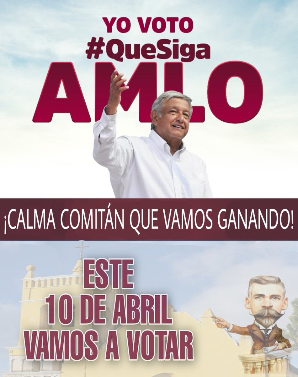 Por la continuidad de AMLO 👍

#QueSigaAMLO