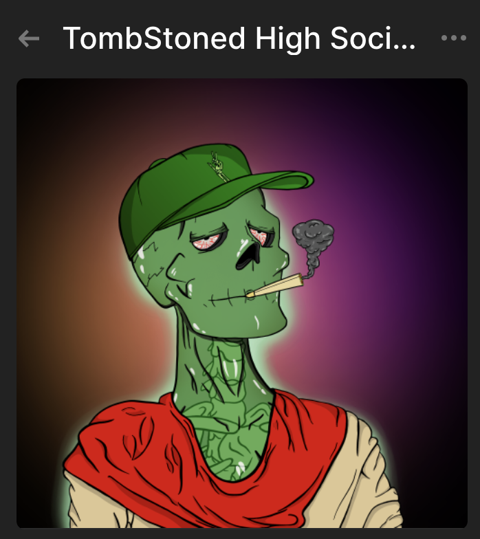 vanyan_'s tweet photo. @TombStonedHS #1 on ME right now. Had to FOMO https://t.co/4T73I3OMAK