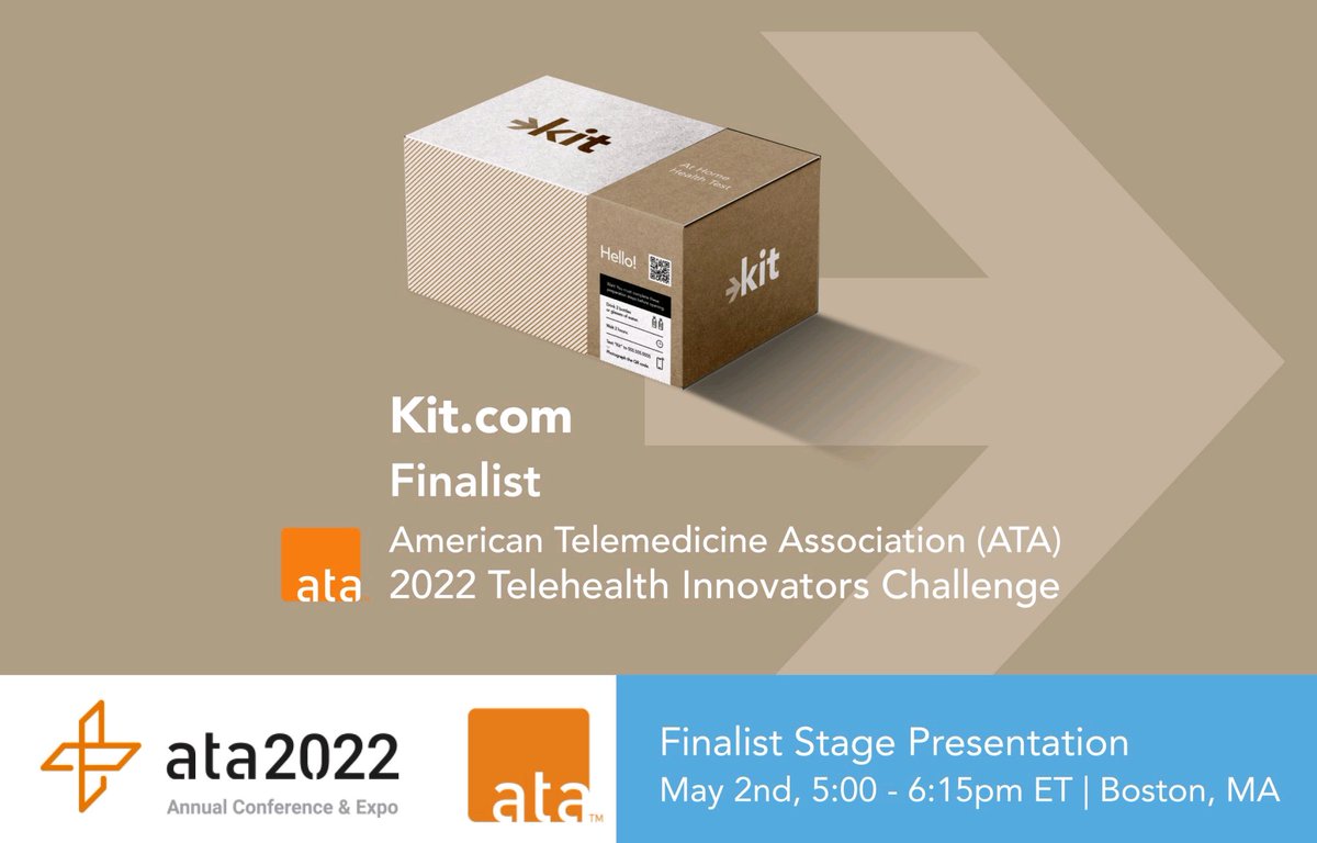 Kit.com (@athomekit) on Twitter photo Kit is honored to be a finalist in the 2022 Telehealth Innovators Challenge by <a href="/AmericanTelemed/">American Telemed</a>.
See innovative companies this May at #ATA2022! #telemedicine Kit is honored to be a finalist in the 2022 Telehealth Innovators Challenge by <a href="/AmericanTelemed/">American Telemed</a>.
See innovative companies this May at #ATA2022! #telemedicine