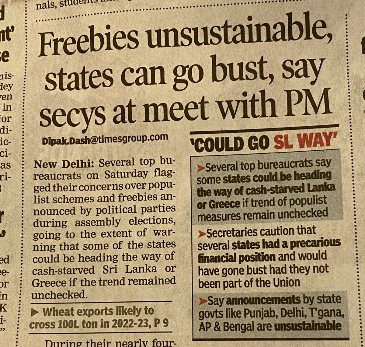 Though I am downright blowing mad… and worried, I am posting this without a comment!!!!!