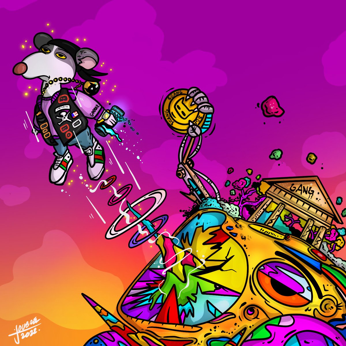 Dropped new music today. #GangGang <a href="/GutterCatGang/">Gutter Cat Gang</a> #GutterRatMusic