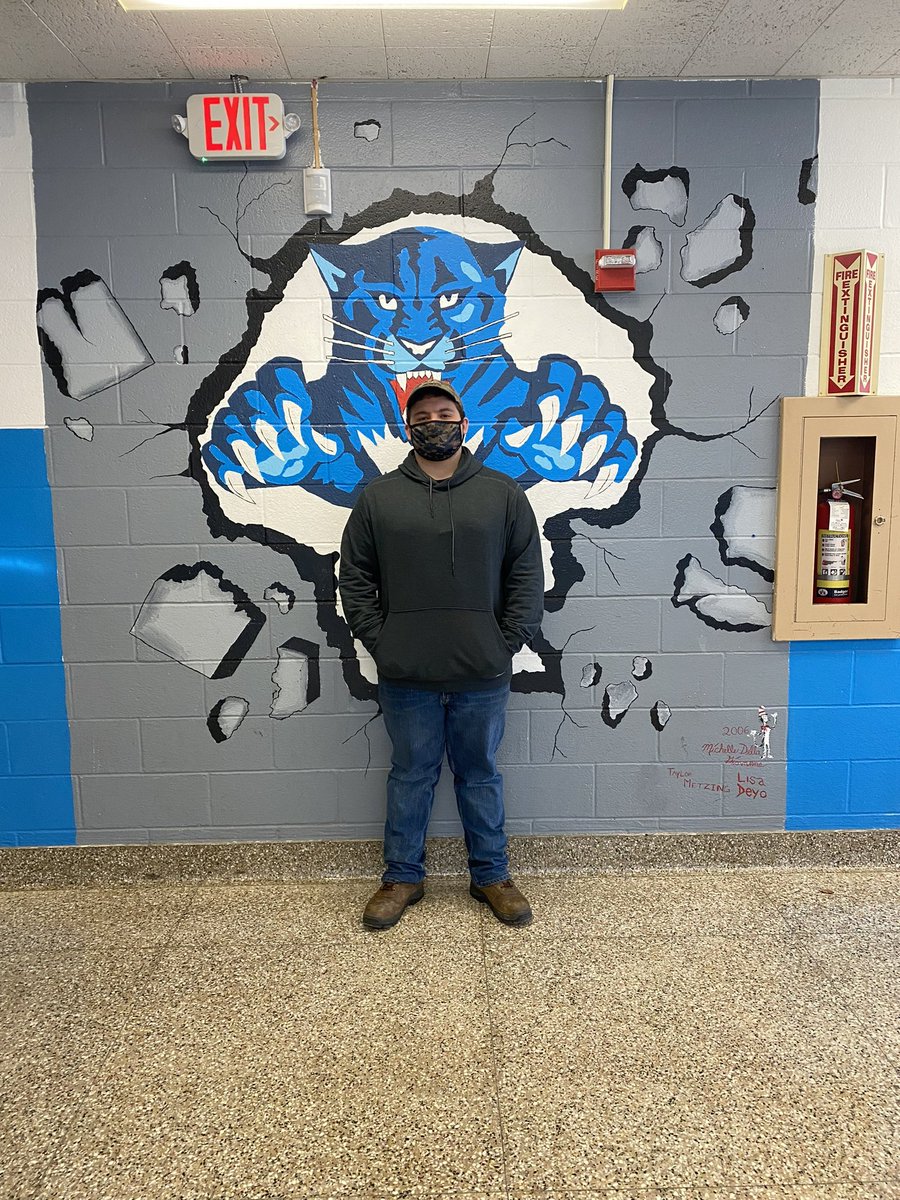 wallkillshs's tweet photo. Katherine Holmes and James Sanicola were awarded Mr. Andrews’ PBIS Student of the Month accolades for December!
Thanks to Katie and James for embodying Panther values!
#pbisstudentofthemonth
#wallkillexcellence https://t.co/KmYPRo4cVK